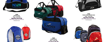 Sports Bags with your logo.